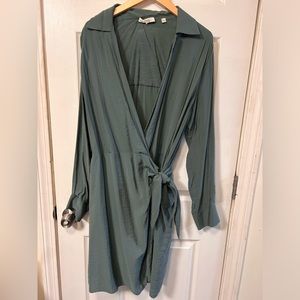 Vince Wrap Shirtdress